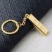 Combo Set of Crystal Pen, Visiting Card Holder, Gold Bar Shape and Key Holder For Corporate Gifting (Gold Plated)
